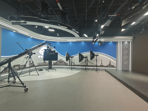 石家庄市局XR沉浸式智能气象演播