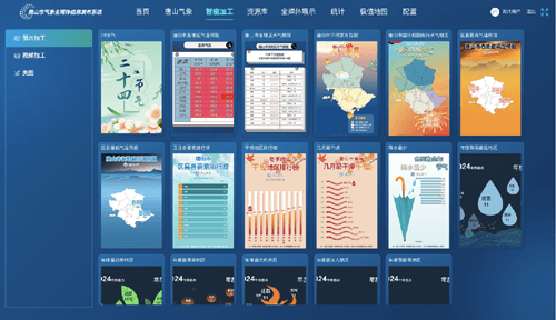 唐山市局气象全媒体信息发布系统